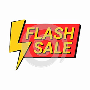 Flash sale commercials icon