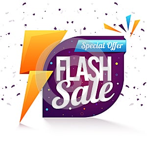 Flash Sale Poster, Banner or Flyer design.