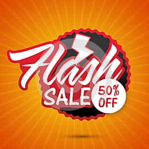 Flash Sale Poster, Banner or Flyer design.