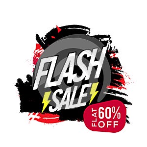 Flash Sale Poster, Banner or Flyer design.