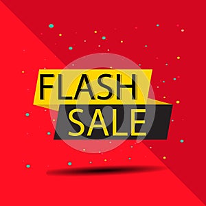 Flash Sale Promotion banner template design and new colection sale tags .Vector illustration. Premium Vector