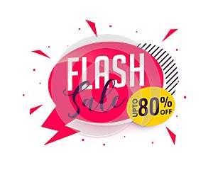 Flash sale promotional banner design