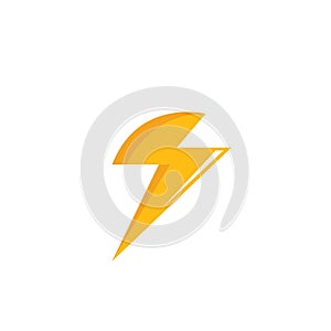 flash thunder bolt illustration vector icon concept design