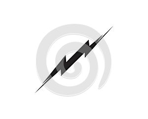 Flash tunderbolt logo template vector illustration icon