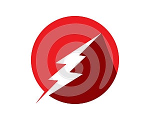 Flash tunderbolt logos template symbol