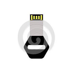 flashdisk icon logo vector design