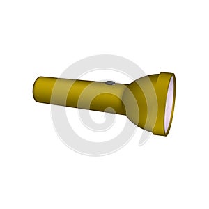 Flashlight in brown design