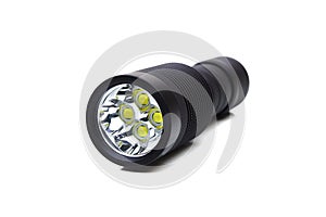 A flashlight with four led emitters