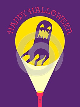 Flashlight and ghost