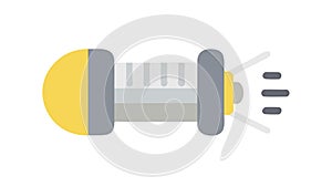 Flashlight Icon for Emergency & Utility Tools, vector design Generative AI