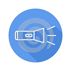Flashlight icon vector design template basic RGB