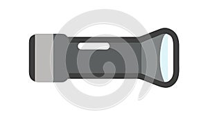 Flashlight Torch Outline, Emergency Light Tool, vector design Generative AI