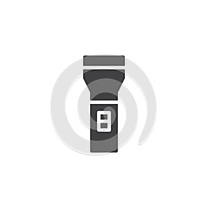 Flashlight vector icon