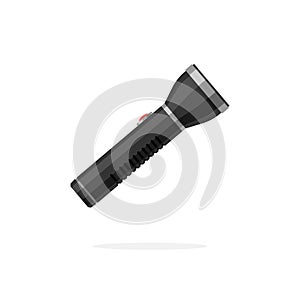 Flashlight vector icon photo