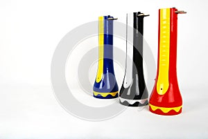 Flashlight on white backgroud