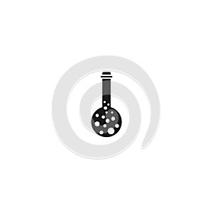 Test tube. chemical flask vector icon