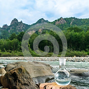 Banco limpiar bebiendo Agua 