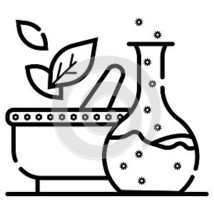 Flask icon education vector illustration
