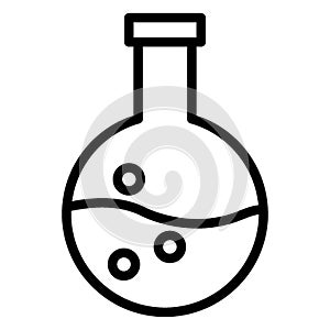 Flask Isolated Vector icon which can be easily modified or edit