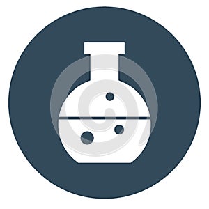 Flask Isolated Vector icon which can be easily modified or edit
