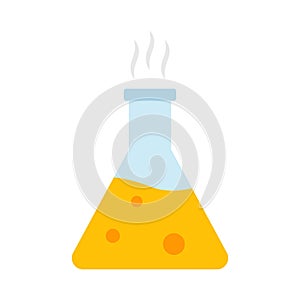 Flask of lab Isolated Vector icon that can be easily modified or edited photo