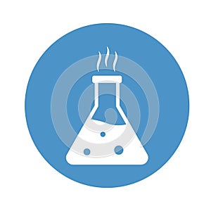 Flask of lab Isolated Vector icon that can be easily modified or edited photo
