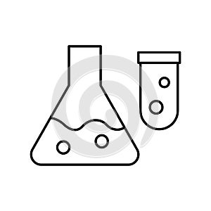 Flask Vector icon which can easily modify or edit photo
