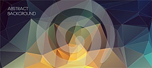 Flat abstract triangle Vector Background