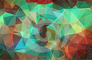 Flat abstract vector triangle background