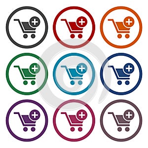Flat add to cart icons