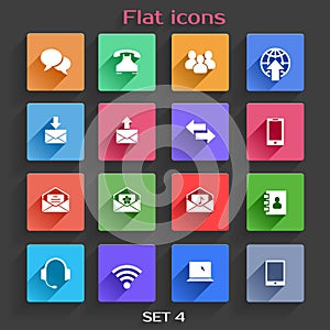Flat Application Icons Set