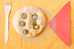 Flat Bread with Olive