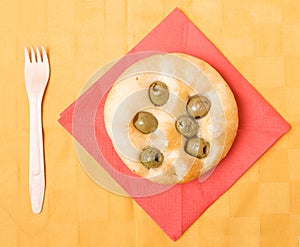 Flat Bread with Olive