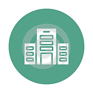 Flat building Isolated Vector icon which can easily modify or edit
