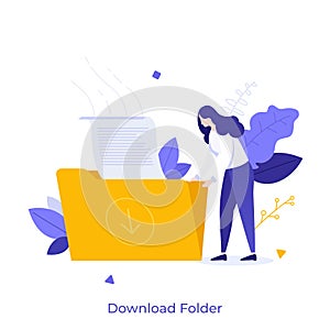 Flat Character Concept