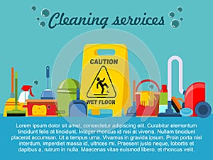 Flat Cleaning Service Template