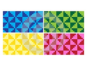 Flat colorful beautiful decorative ethnic woven anyaman background texture 20