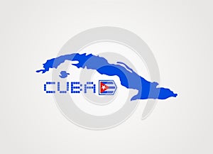 Flat Cuba icon
