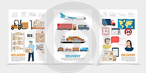 Flat Delivery Posters