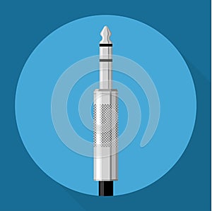 Flat design audio connector