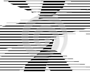 Halftone bitmap lines retro background Black and White pattern photo