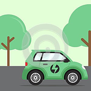 Flat design concept for electric cars