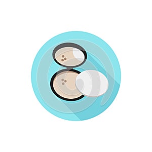 Flat design Face Powder