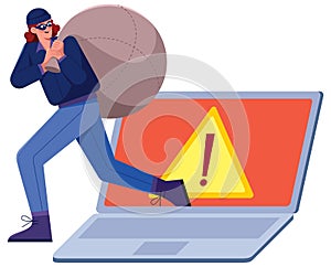 Internet Scam Concept