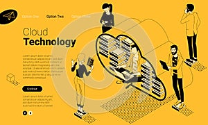 Cloud service for online media