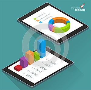 Tablett computer vector design elements
