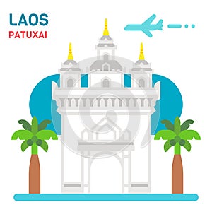 Flat design Patuxai