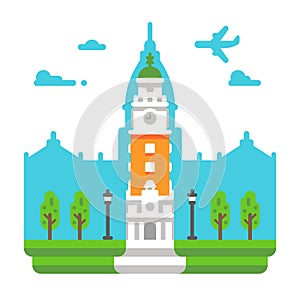 Flat design Torre Monumental