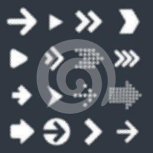 Vrctor arrow icon set.