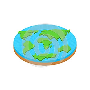 Flat earth outdated hypothesis that the Earth is a flat disk. The concept of a flat earth was present in the cosmogonic mythology